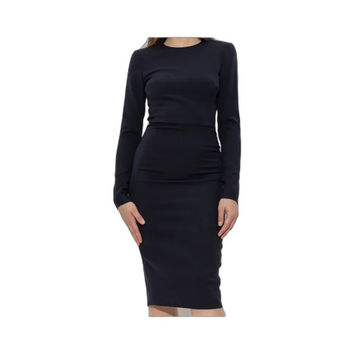 Crewneck Fitted Dress