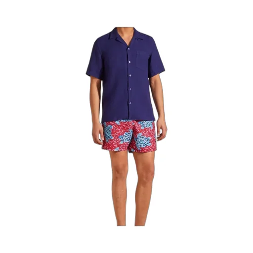 Short-Sleeve Linen Shirt
