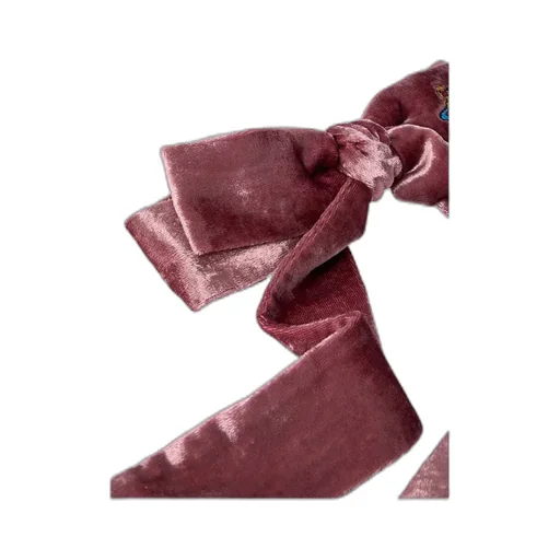 Bow-Shaped Orb-Logo Hair Clip