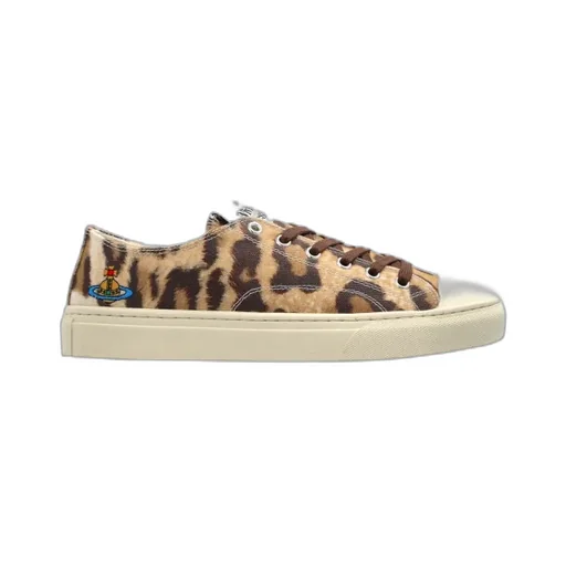 Printed Lace-Up Sneakers