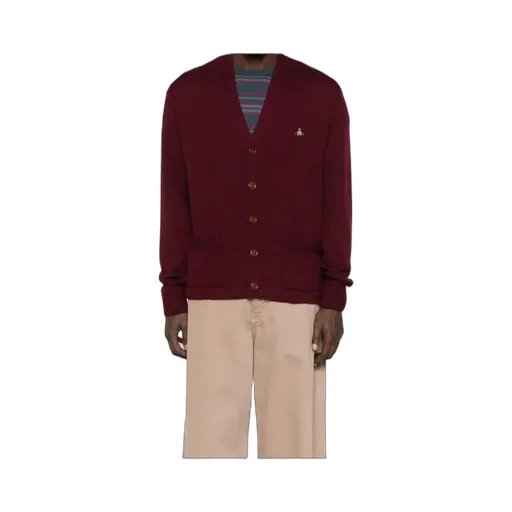 Orb Intarsia-Knit Cardigan