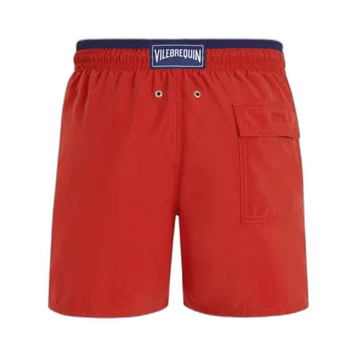 Moka Turtle-Embroidered Swim Shorts