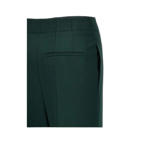 Pressed Crease Flared Trousers