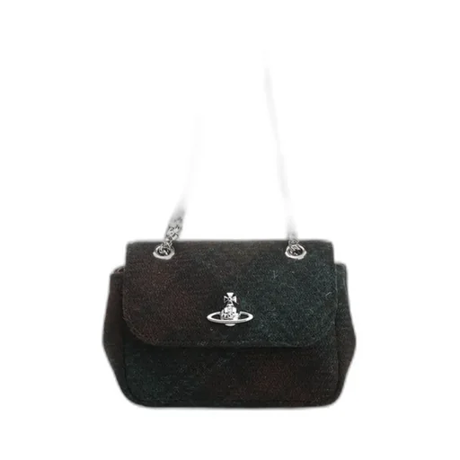 Orb Plaque Chain Shoulder Bag