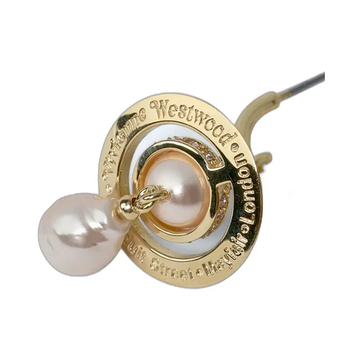 Earrings With Engraved Logo