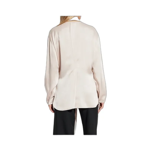 V-Neck Scarf Shirt