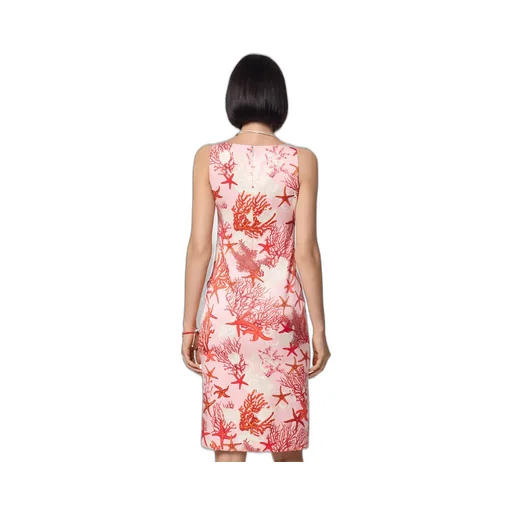 Barocco Sea Printed Sleeveless Slip Mini Dress
