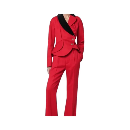 Asymmetrical Wool Jacket