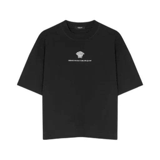 Medusa Milano Embroidered Crewneck T-Shirt