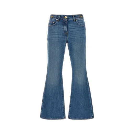 Medusa Logo Flared Jeans
