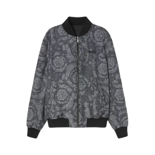 Reversible Zipped Bomber Jacket