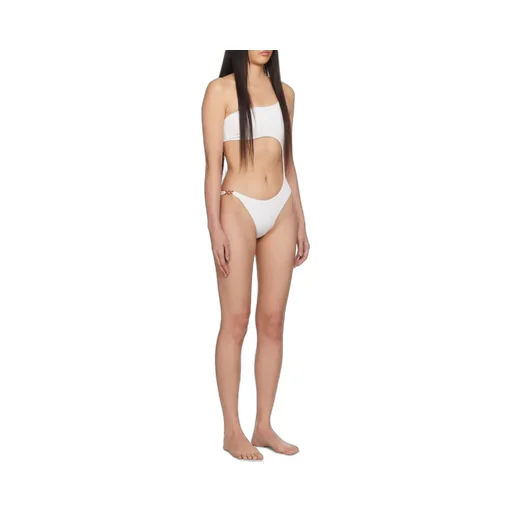 Medusa-Plaque Cut-Out Swimsuit