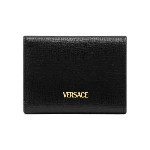 Medusa-Plaque Tri-Fold Wallet