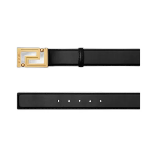 Greca Logo Engraved Belt