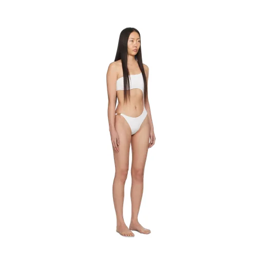 Medusa-Plaque Cut-Out Swimsuit