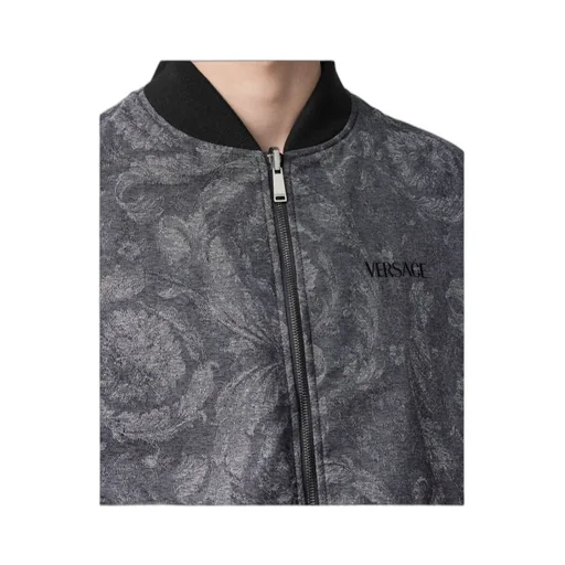 Reversible Zipped Bomber Jacket