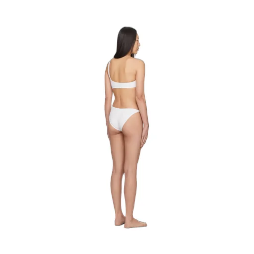 Medusa-Plaque Cut-Out Swimsuit