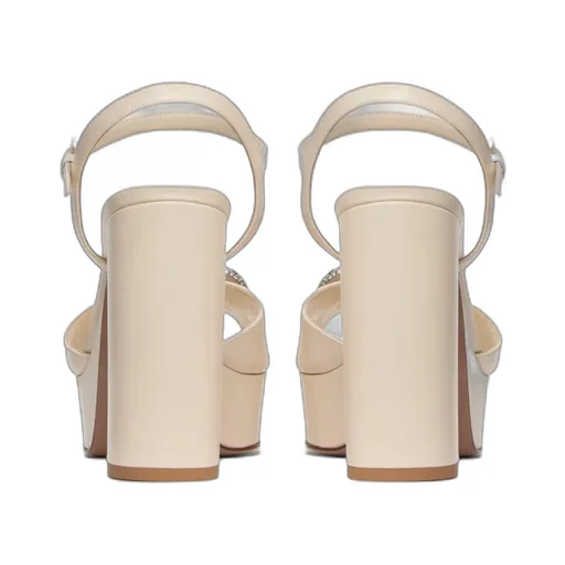 Sandals With V Logo Signature Platform 115Mm