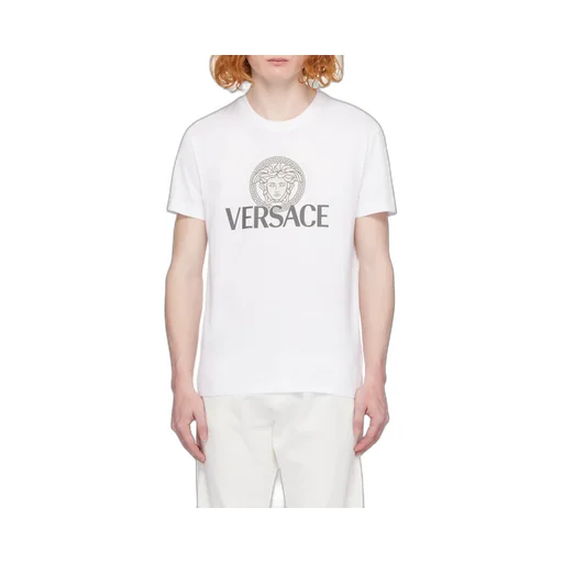 Medusa Head-Printed Crewneck T-Shirt