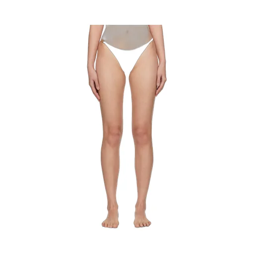 Medusa-Plaque Chain-Detail Bikini Bottoms
