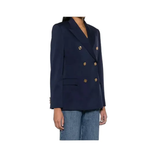 Medusa Head-Buttons Tailored Blazer
