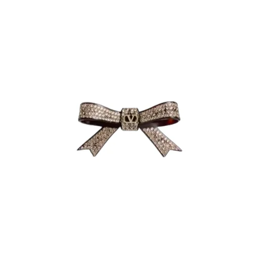 Vlogo Signature Hair Clip In Resin, Metal And Crystals