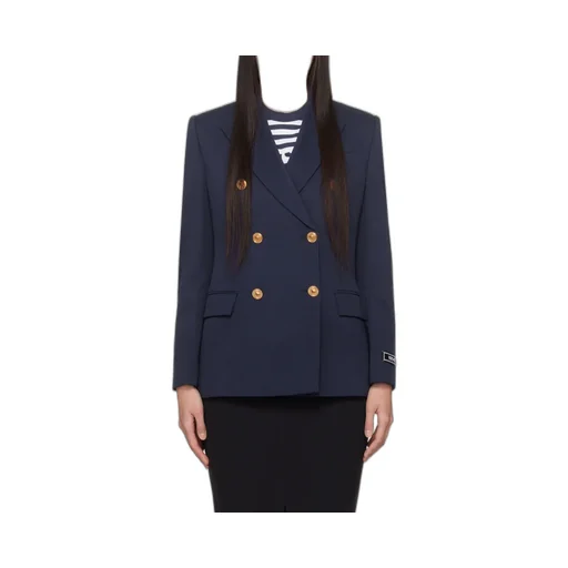 Medusa Head-Buttons Tailored Blazer