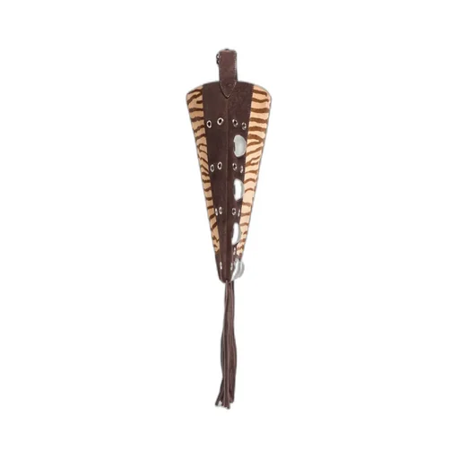 NellcÔTe Shoulder Bag In Animalier Pony Effect Calfskin With Fringes