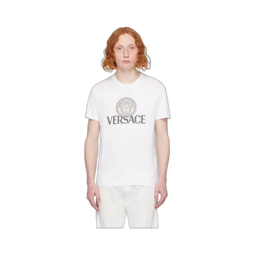 Medusa Head-Printed Crewneck T-Shirt