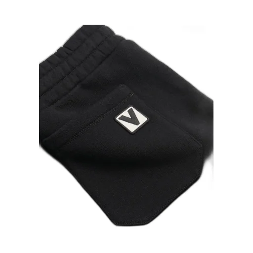 Cotton Jogging Trousers With Chez Valentino Patch