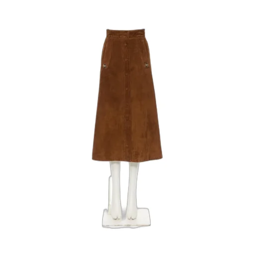 A-Line Mid-Length Skirt