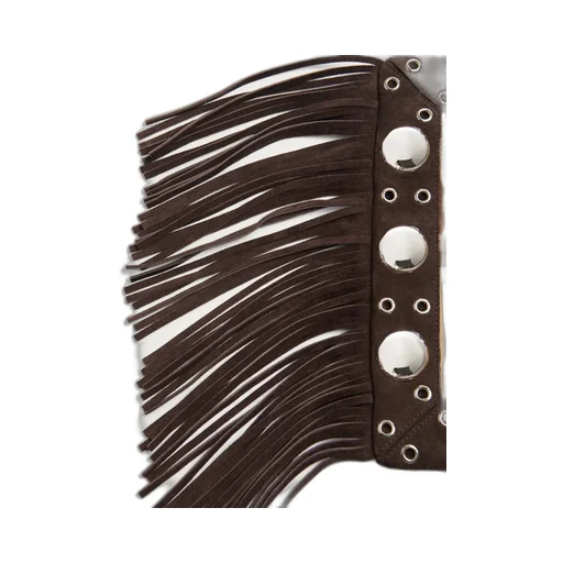 NellcÔTe Shoulder Bag In Animalier Pony Effect Calfskin With Fringes