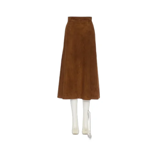 A-Line Mid-Length Skirt