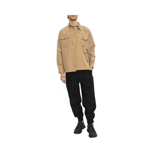Medusa-Embroidered Short-Sleeved Polo Shirt