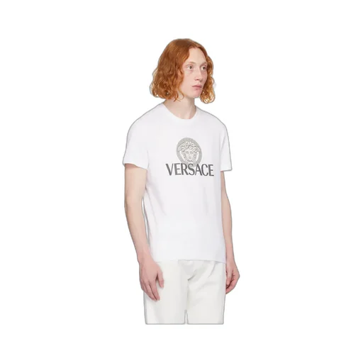Medusa Head-Printed Crewneck T-Shirt