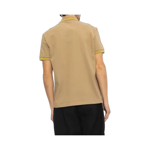 Medusa-Embroidered Short-Sleeved Polo Shirt