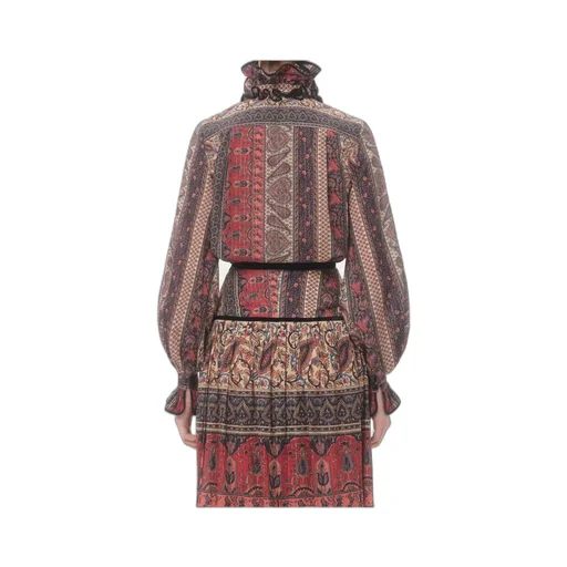 Voyage Imaginaire-Printed Ruffled Shirt