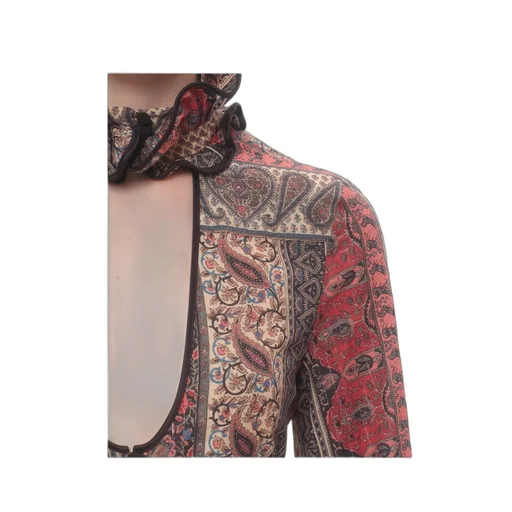 Voyage Imaginaire-Printed Ruffled Shirt