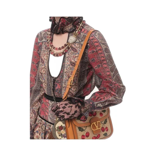 Voyage Imaginaire-Printed Ruffled Shirt