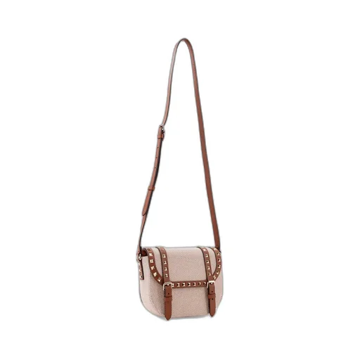 Rockstud Foldover Top Shoulder Bag