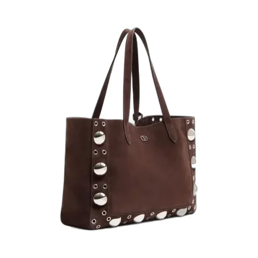 NellcÔTe Logo Plaque Medium Shoulder Bag