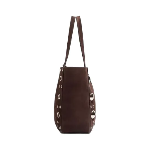 NellcÔTe Logo Plaque Medium Shoulder Bag
