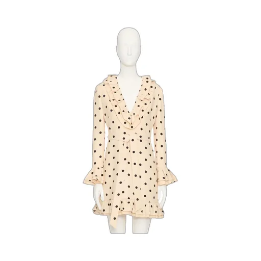 Crepe Couture Short Dress With Pludepois Print