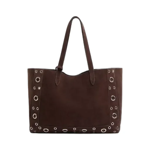 NellcÔTe Logo Plaque Medium Shoulder Bag