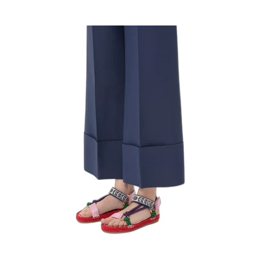 Vlogo Plaque Open Toe Espadrillas