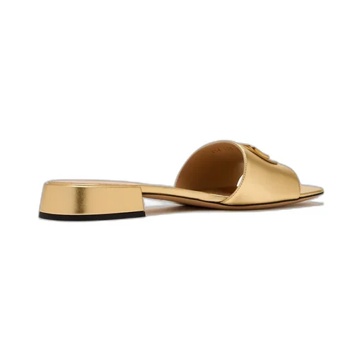Vlogo Plaque Slip-On Sandals