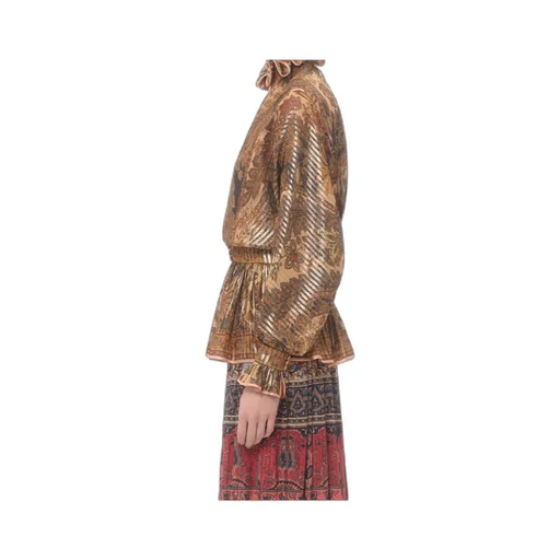Shirt With Cashmere Voyage Imaginaire Print