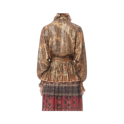 Shirt With Cashmere Voyage Imaginaire Print