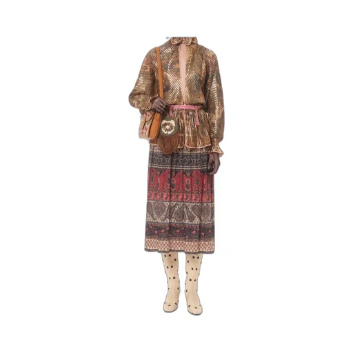 Shirt With Cashmere Voyage Imaginaire Print