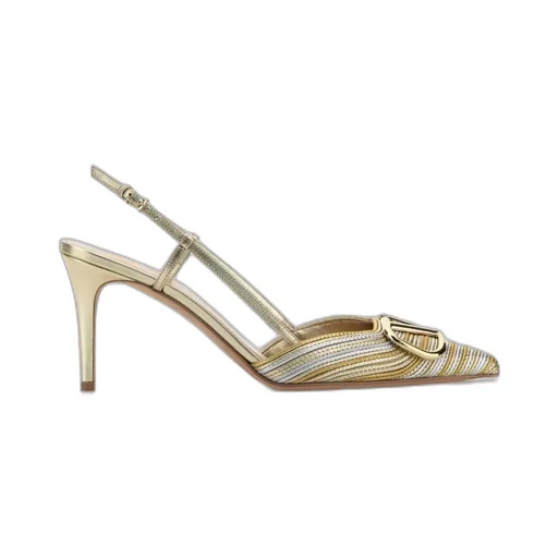 Vlogo Signature Pointed Toe Slingback Pumps